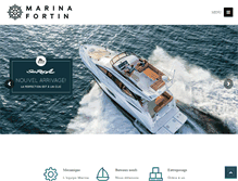 Tablet Screenshot of marinafortin.com